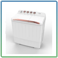 غسالة حوضين , ماركة كاندي , ابيض , 14 كيلو , CTT14...