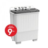 غسالة جنرال جولدي حوضين سعه 9 كيلو غسيل 5 كيلو تجف...