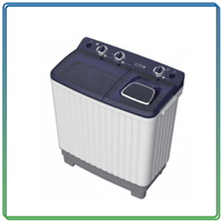 غسالة جنرال دان حوضين - سعة 10 كجم - موديل GD10TWM