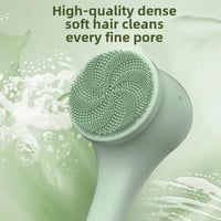 فرشاة الاستحمام السيليكونية الكهربائية 6 في 1 – لب...