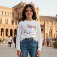 طقم "الفيونكة الوردية" (Pink Bow) الأنيق