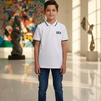 تيشيرت ck ابيض منقط ولادي