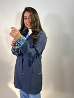 لابكوت أزرق حبري