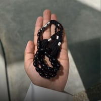 سبحة أسود لامع كركوش قطري