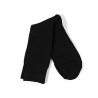 جوارب شتوي رجالي لون أسود طويل