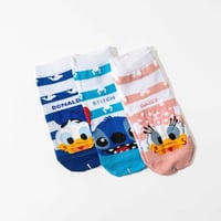 جوارب نسائي شخصيات بطوط وبطوطة و ستيتش (3 ازواج)