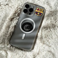 ستيكرات معدنيه للجوال بتصميم برشلونة