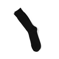 جوارب شتوي رجالي لون أسود طويل