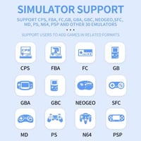 جهاز الألعاب المحمول Powkiddy X55 شاشة 5.5 بوصة وأ...