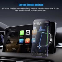 مثبت وستاند جوال مغناطيسي شفط الكتروني X8- اسود