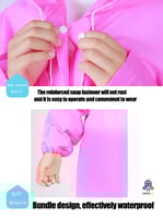 معطف واقي من المطر للصغار