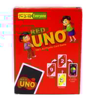 Red UNO Plastic