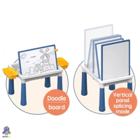 طاولة وكرسي متعددة الاستخدامات مع 88 قطعة ليقو