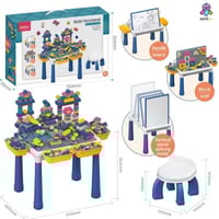 طاولة وكرسي متعددة الاستخدامات مع 300 قطعة ليقو