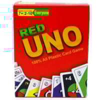 Red UNO Plastic