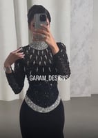 فــســتان سهرة الاصلي الخامه/باربي تطريز سهرة الأل...