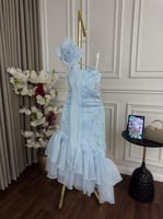 فستان سهره شك خرز يدوي