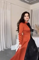 جديدنا الخامه /:تفته -كلنكن دبل كلوش مبطن المقاس ....