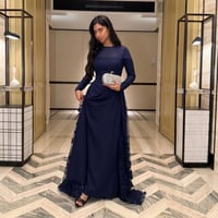 فستان سهره كحلي المقاسات بالأرقام ا 1412-10-8-6 با...