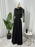 فستان سهره جكيت شك قماش جورجيت شيفون