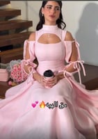 فساتين سهره وردي بينك