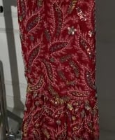 قطعتين من الأناقة بخامة الباربي مع خرز خاص وشريطة،...