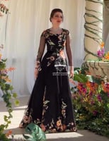 فستان سهرهفخم توفر اللون جديدلونين الخامه.. تفته.....