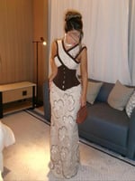 فستان سهره من واحد لين خمسه من اسمول لين ٢ اكس خرز...