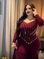 فستان القماش كريب استرتش فصوص