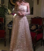 فستان سهره انيق من واحد لين خمسه من اسمول لين ٢ اك...