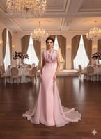 فستان سهره باربي كلفه تطريز كلوش جازار المقاسات با...