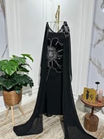 فستان سهره راقي لون ١ الخامه.. جورجيت + باربي ،، ت...