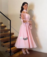 فساتين سهره وردي بينك