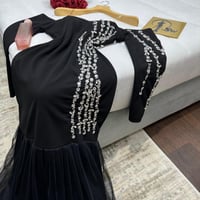 فستان خوخه سهره راقي المقاسات 2/3/4/5/6 الخامه كري...