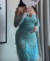 فستان سهره فخم‍ توفرت جميع المقاسات اعلى جوده القم...