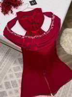 جديدنا الخامة:شيفون جورجيت مع باربي + تطريز على نف...