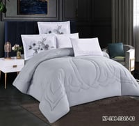 وصل مجددا مفرش نفرين 6 قطع حشو كبير صيفي 1 لحاف مق...