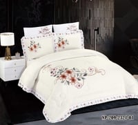 وصل مجددا مفرش نفرين 6 قطع حشو كبير صيفي 1 لحاف مق...