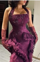 فستان دانتيل سهره فخم