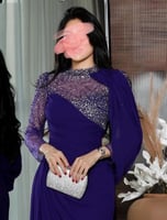 فستان سهره مطرز تطريز يدوي