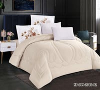 وصل مجددا مفرش نفرين 6 قطع حشو كبير صيفي 1 لحاف مق...