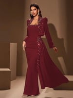 فستان سهره فخم فستان سهره باربي جاكت تطريز يدوي ال...