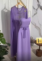 ** فستان سهره️ لونين .. الخامه: الدخليه كريب استرت...