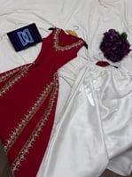 جلابيه فخمه باربي تطريزيدوي المقاسات بالرقم -2-3-4...