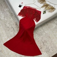 كريب استرتش لون احمر