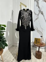 فستان سهره انيق كريب