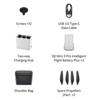 دي جي اي ميني 3 برو طائرة بدون طيار مع جهاز تحكم ع...