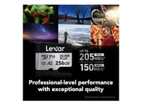 لكسار بروفيشنال سلفر بلس بطاقة ذاكرة microSDXC