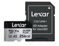 لكسار بروفيشنال سلفر بلس بطاقة ذاكرة microSDXC