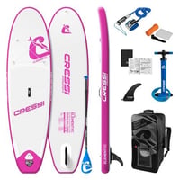 9'2" White/Pink